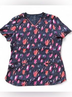 Colorful Cherokee Infinity Scrub Top Size Medium